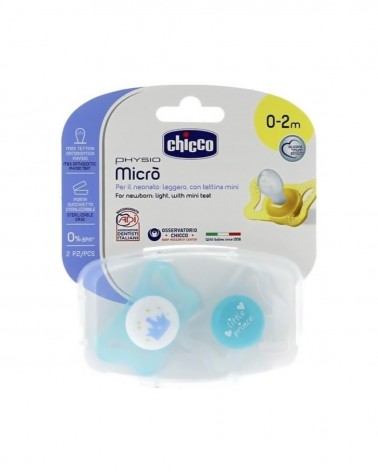 Micro Sucette bleu 0-2M